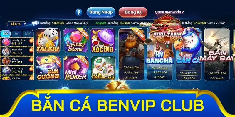 Nhiều chương trình khuyến mãi hấp dẫn khi chơi bắn cá tại Benvip