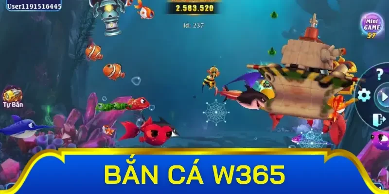 Giới thiệu một số trò chơi được tích hợp tại bắn cá tại W365
